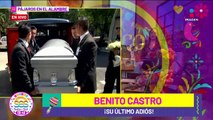 ENTRE LÁGRIMAS, hija de Benito Castro dedicó unas palabras durante el entierro del actor