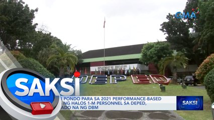 P11.6-B pondo para sa 2021 performance-based bonus ng halos 1-M guro sa DepEd, aprubado na ng DBM | Saksi
