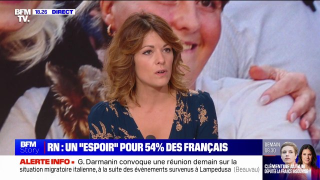 Maud Bregeon (Renaissance): Il est assez facile de trouver Marine Le Pen sympathique en ce moment puisqu'elle ne dit rien