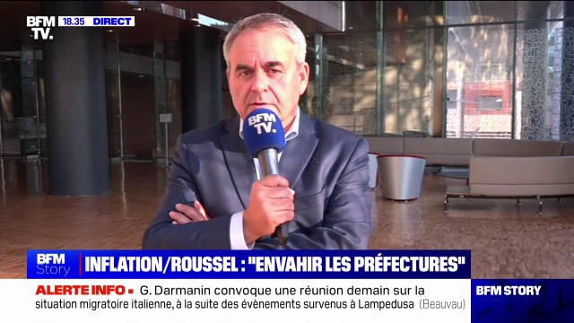 Appel de Fabien Roussel à “envahir les préfectures”: Qu'il associe ses forces pour pouvoir obtenir une remise sur le carburant plutôt que de proposer d'envahir les préfectures , répond Xavier Bertrand (LR)