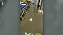 Pasillos inundados en las urgencias del hospital de La Paz de Madrid por obras en el metro