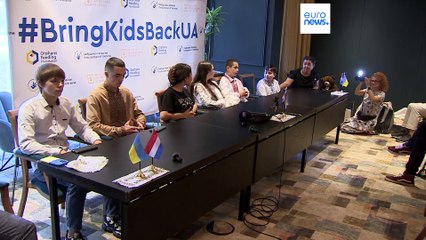 Ukrainische Kinder berichten über ihre Entführung durch Russen