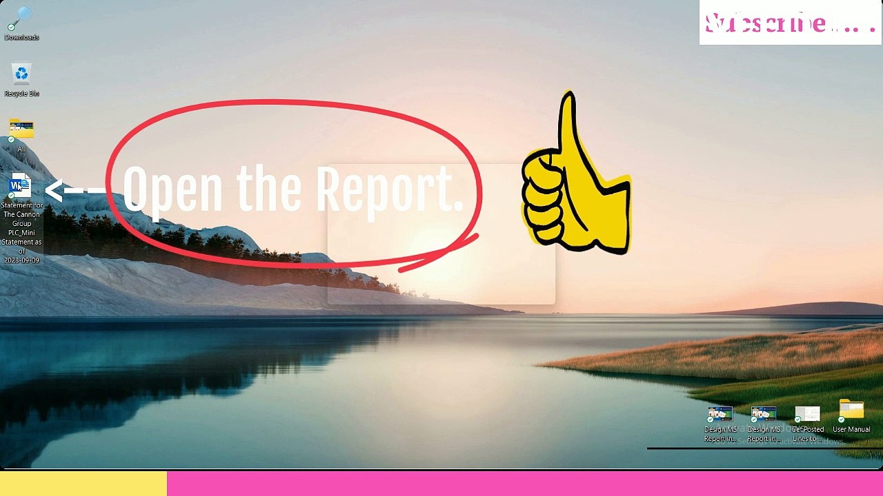 To Modify inbuilt Report using MS-Word Document || D365BC | NAV