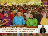 Más de 1500 jóvenes trabajan en el fortalecimiento de procesos patriotas por 15 años de la JPSUV