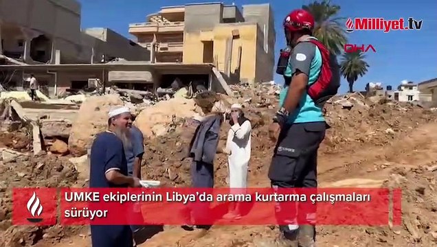 UMKE Libya'da yaraları sarmaya devam ediyor