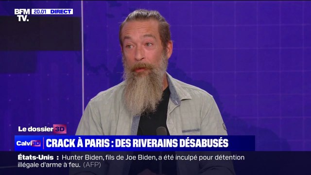 Crack à Paris: On est obligé de se surveiller les uns les autres (...) quand ils ont consommé, ils sont totalement imprévisibles , déplore Frédéric Francelle, porte-parole du Collectif 19