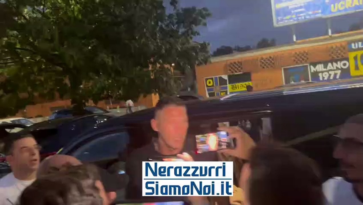 Materazzi alla festa della Curva Nord (14 settembre 2023)