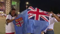 Fidji - Les fans des Flying Fijians en folie : 