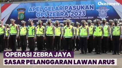 Kerahkan 2900 Personel Gabungan, Operasi Zebra Sasar Pelanggaran Lawan Arus