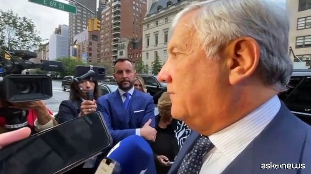Tajani a New York: bene Von der Leyen a Lampedusa e vicinanza Metsola