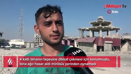 Her yer yıkıldı ama 4. katta yerinden kıpırdamadı! Şaşkına çeviren olay