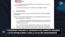 Puigdemont prepara el escenario post amnistía: encarga «leyes republicanas» para la Cataluña independiente