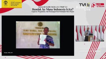 [FULL] Kuliah Kebangsaan Ganjar Pranowo di FISIP UI, Singgung Polusi hingga Transisi Energi