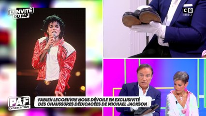Fabien Lecoeuvre présente un objet unique ayant appartenu à Michael Jackson !