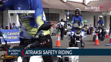 Download Video: Atraksi Safety Riding Warnai HUT Ditlantas Polda Aceh