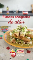 Flautas Ahogadas de atún
