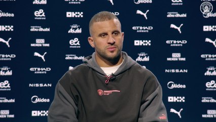 Interview with Kyle Walker on his new 2 year contract extension at Man City