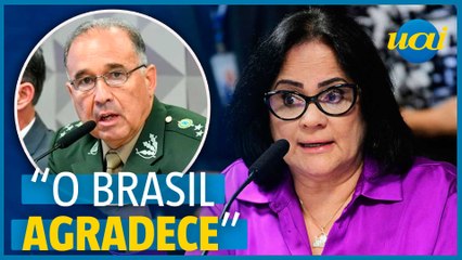 Damares agradece general que teria permitido QG bolsonarista em DF