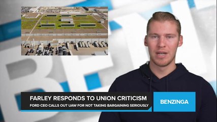 Ford CEO Fires Back at UAW President's Criticism Ahead of Strike Deadline