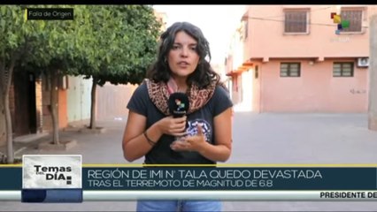 La región de Imi N´ Tala quedó devastada tras el terremoto