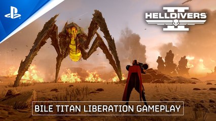 Helldivers 2 - Trailer de gameplay Gameplay "Libération du titan corrosif"