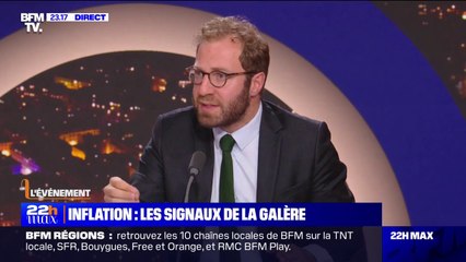 Inflation: "Avant l'éruption de la colère, notre préoccupation, c'est de faire baisser les prix", assure Antoine Armand (Renaissance)