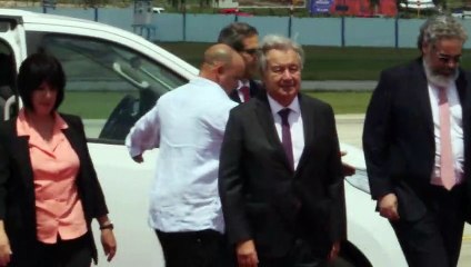 Chefe da ONU chega a Cuba para G77+China