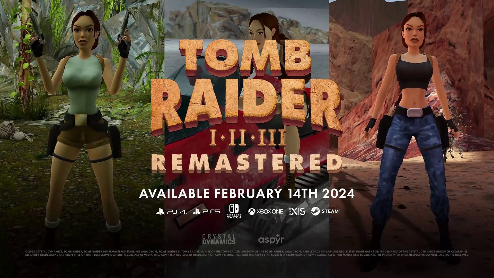 Tomb Raider 1-3 Remastered Reveal Trailer