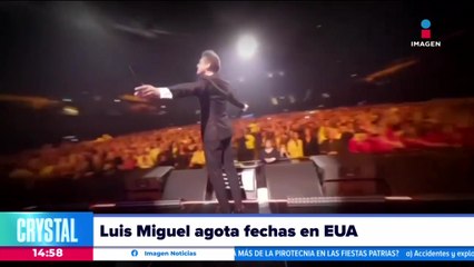 Luis Miguel agota fechas en Estados Unidos