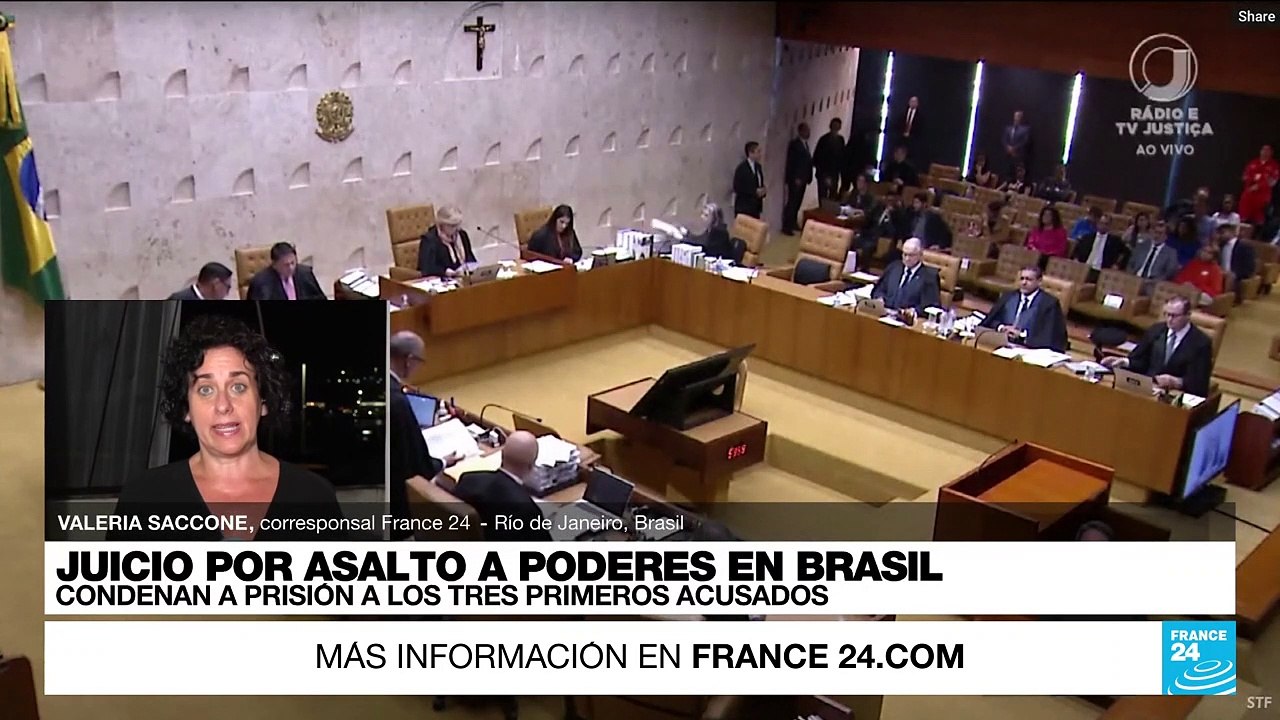 Informe desde Río de Janeiro: primeras condenas por ataque a sedes de los tres poderes