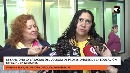 Se sancionó la creación del Colegio de Profesionales de la Educación Especial en Misiones