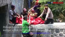 Geger Penemuan Mayat Bayi Kembar Mengapung di Sungai Buntung Sleman