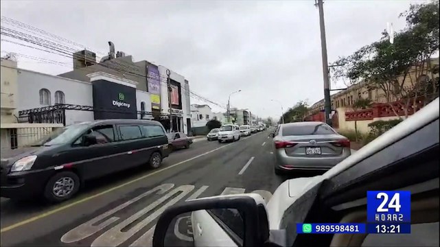San Isidro: conductores invaden vía contraria y generan congestión vehicular