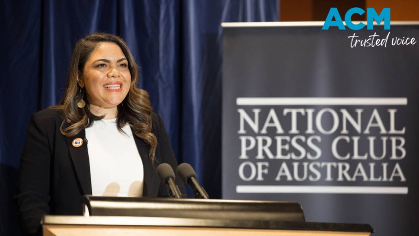 The Shadow Minister for Indigenous Australians Jacinta Nampijinpa Price addressed the National Press Club on her oppositions to the Indigenous Voice to Parliament, ahead of the referendum on October 14.