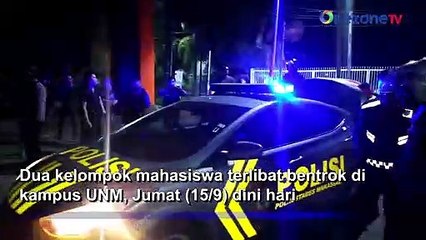 4 Mahasiswa Diamankan Terlibat Kericuhan di Kampus UNM