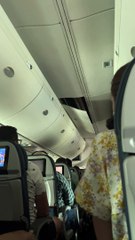 Ceiling Panel Fail On Airplane