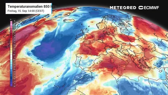 Warme Luftmassen über Europa! Weiterhin dominieren sehr warme Temperaturen über unseren Köpfen!