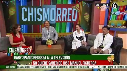 Gaby Spanic asegura no quiere saber de José Manuel Figueroa