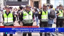 Arturo Fernández Bazán: alcalde de Trujillo es suspendido por Concejo Municipal
