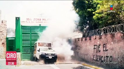 Unos 30 niños resultaron intoxicados por el gas que usaron militares en Chilpancingo