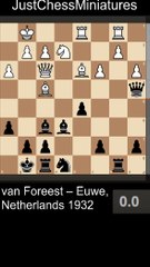 Max Euwe wins a Pawn and removes the defender