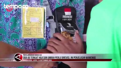 Dua UU Terkait Haji dan Umrah Perlu Direvisi, Ini Penjelasan Wamenag