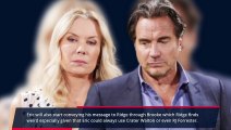 Ridge's Ultimatum-Bans Brooke from Seeing Eric_ The Bold and The Beautiful Spoil