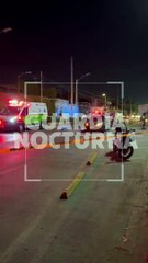 Download Video: #Preliminar Fatal accidente sobre Periférico y la avenida Artesanos, una motociclista murió tras caer de su unidad #GuardiaNocturna