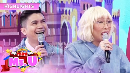 Vice Ganda laughs at Vhong's words of wisdom | It's Showtime Mini Miss U