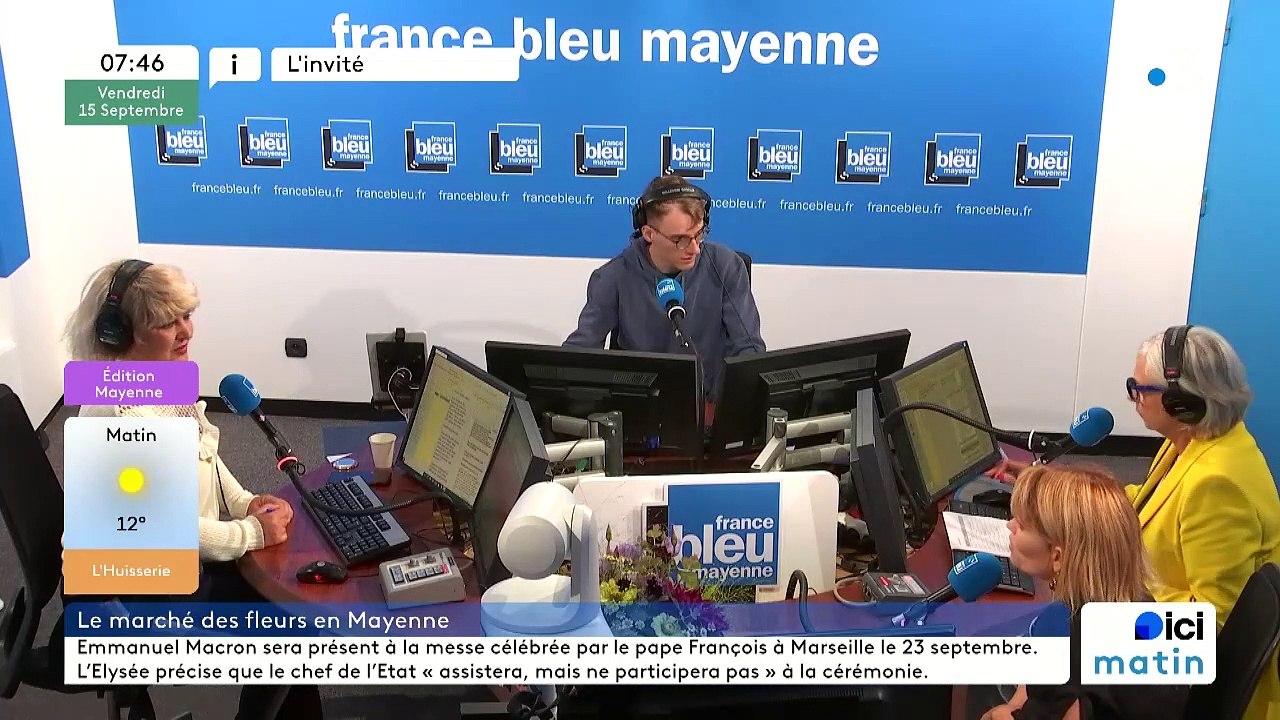 Marie Legros, fleuriste et gérante d'une ferme florale
