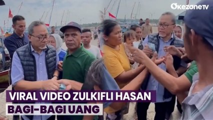 Viral Video Bagi-Bagi Uang, Zulkifli Hasan: Sedekah