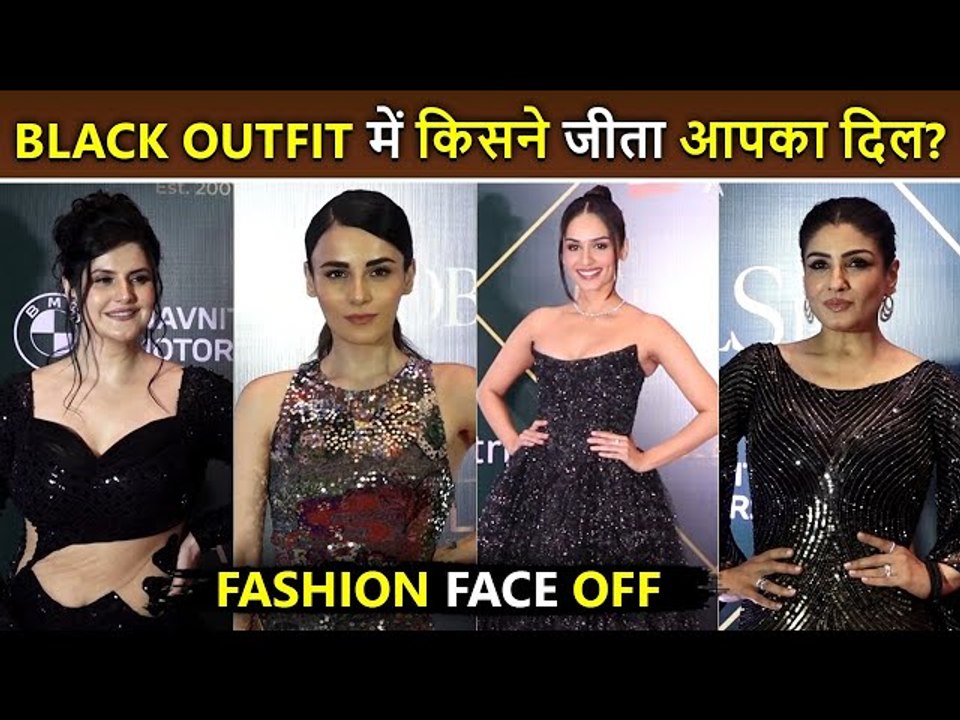 Fashion Face-Off Zareen, Bhagyashree, Raveena and More Who Looked Best In Black Global Spa Awards