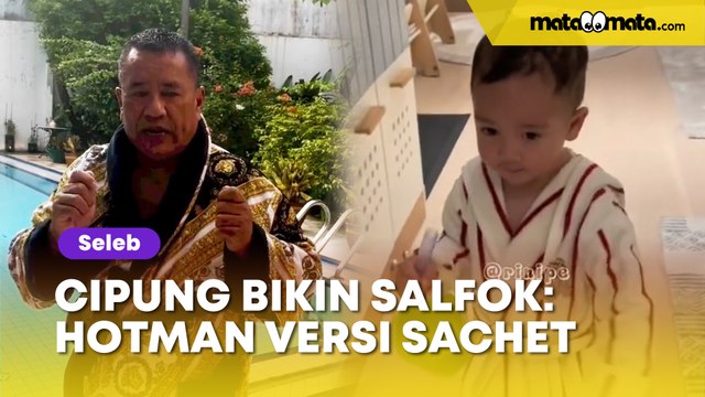 Gaya Rayyanza Cipung Anak Raffi Ahmad Setelah Mandi Bikin Salfok: Hotman Paris Versi Sachet