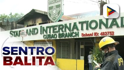 Isang pribadong paaralan sa Brgy. Socorro, QC, nasunog